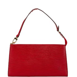 Louis Vuitton Epi Pochette Accessory Pouch Handbag M52947 Castilian Red Leather Women's LOUIS VUITTON