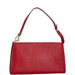 Louis Vuitton Epi Pochette Accessory Pouch Handbag M52947 Castilian Red Leather Women's LOUIS VUITTON