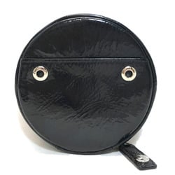 Vivienne Westwood Round Pouch Black Leather S Cosmic Star Men Women