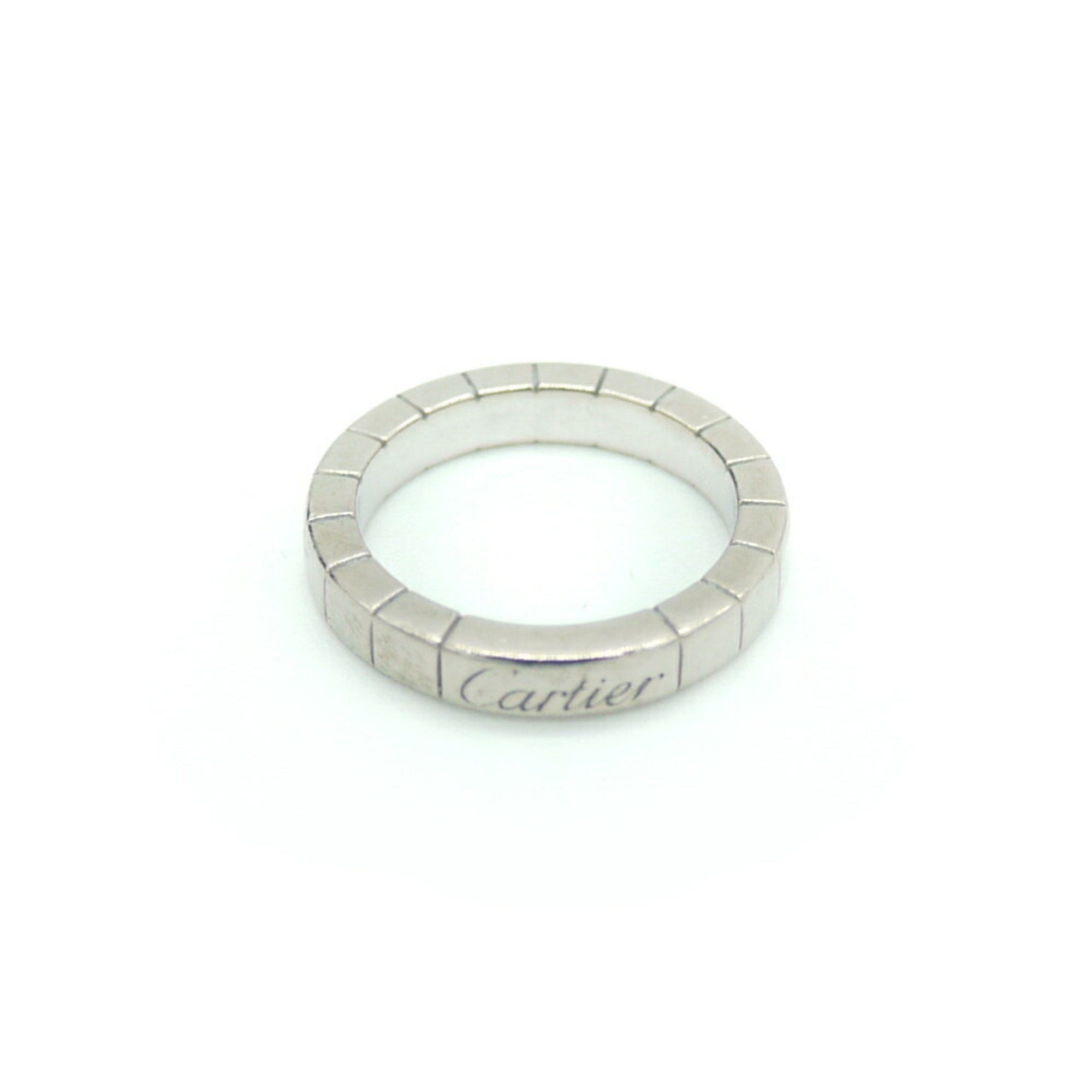 Cartier Lanier Ring K18WG #46 18K White Gold Size 6