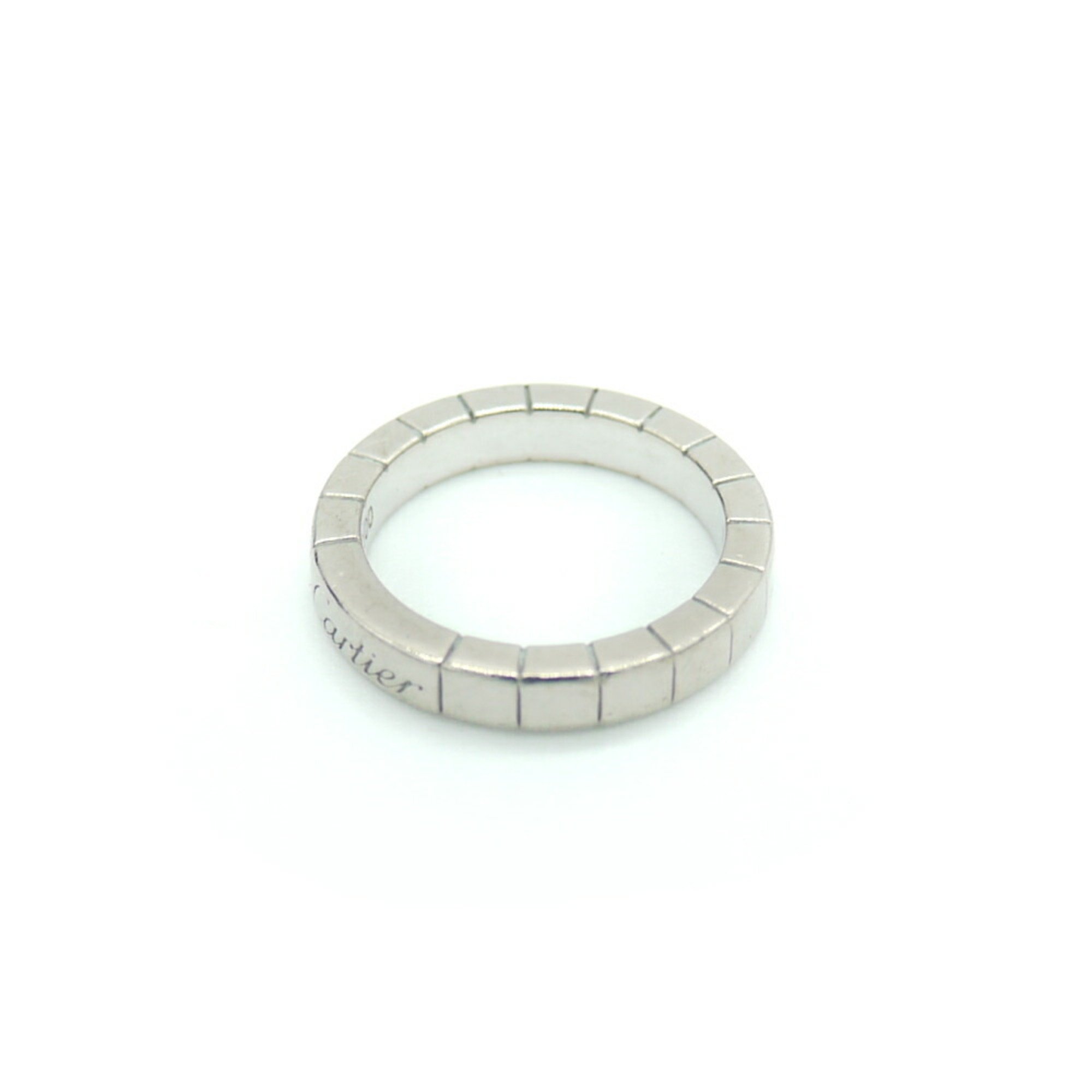 Cartier Lanier Ring K18WG #46 18K White Gold Size 6