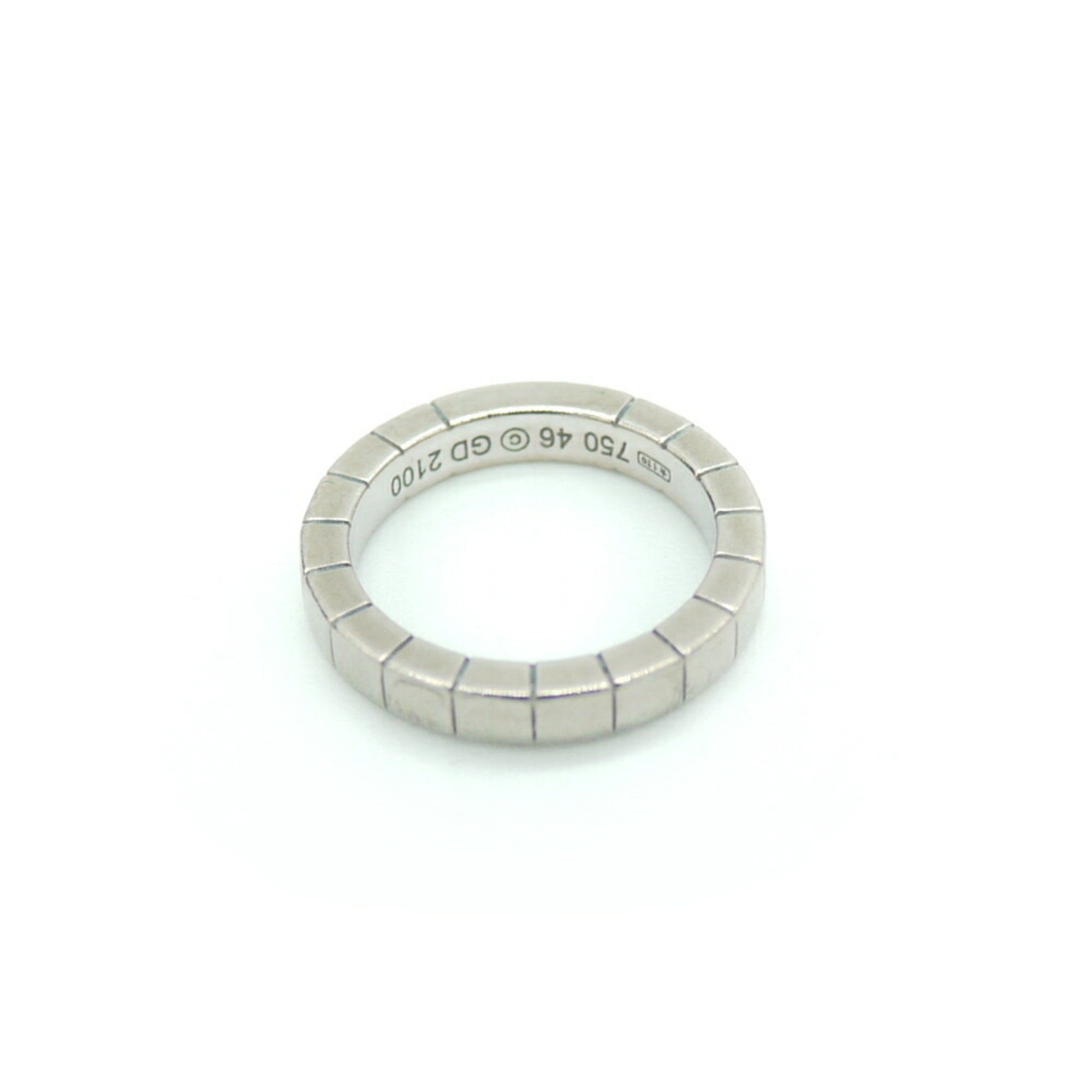 Cartier Lanier Ring K18WG #46 18K White Gold Size 6