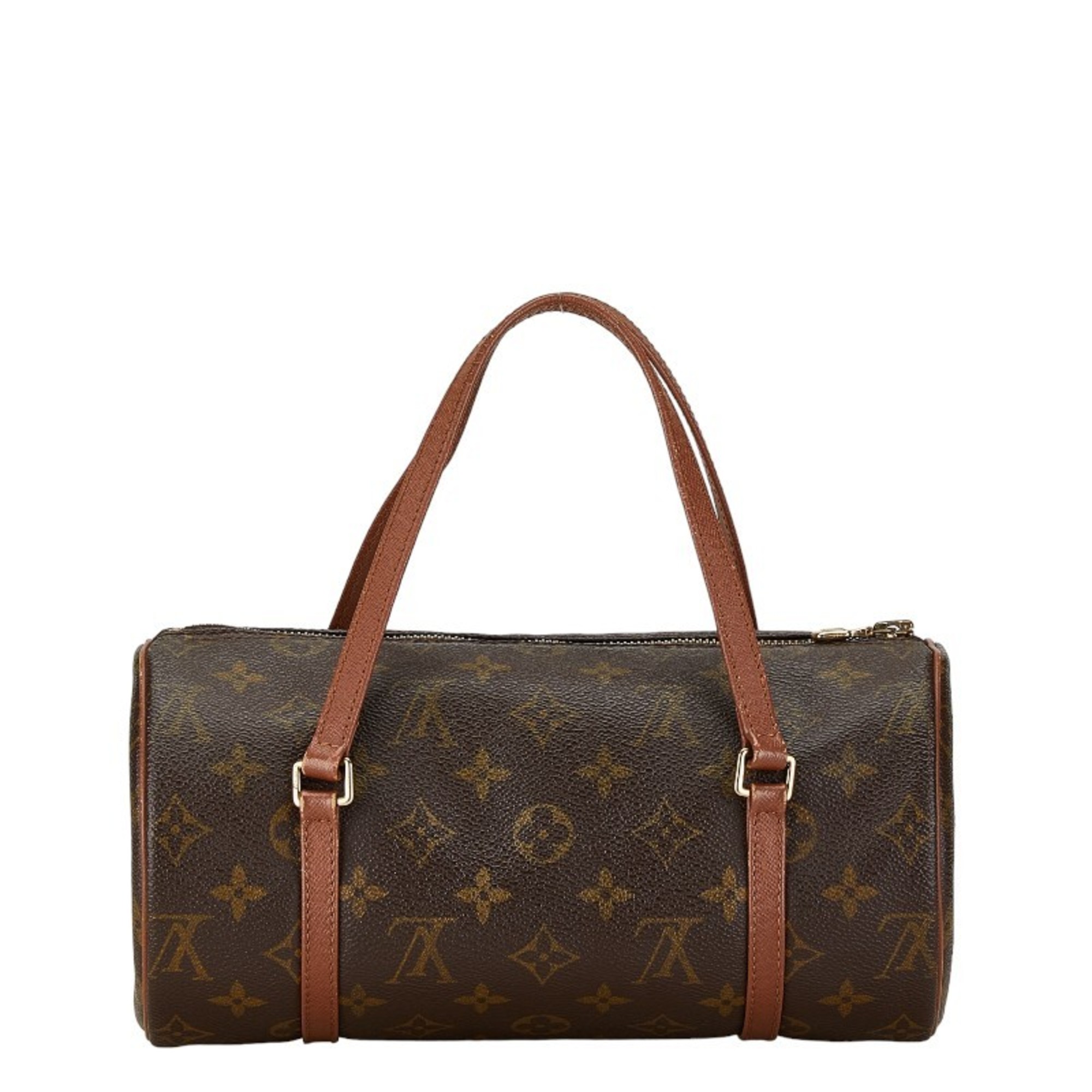 Louis Vuitton Monogram Papillon 26 (Old) Handbag M51366 Brown PVC Leather Women's LOUIS VUITTON