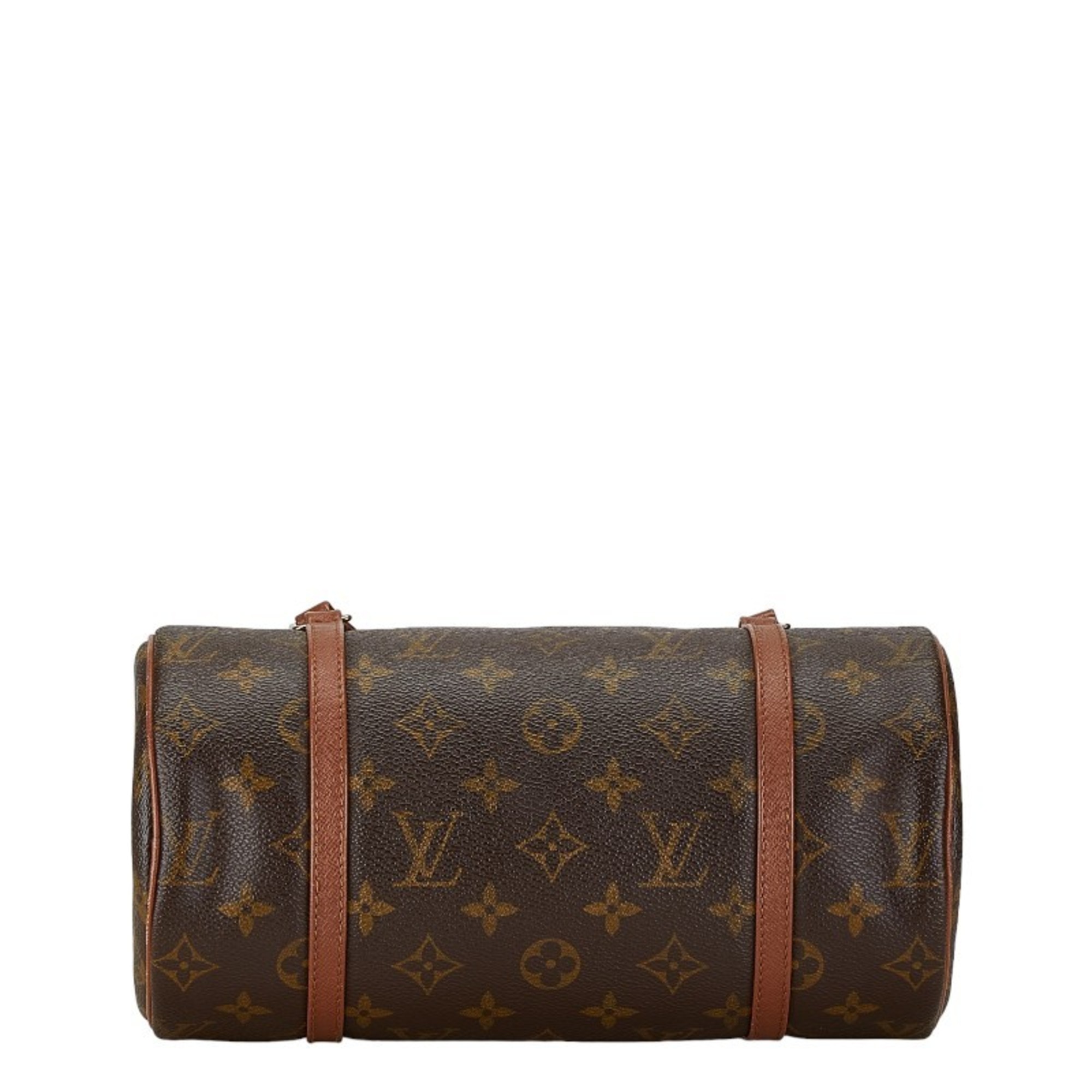 Louis Vuitton Monogram Papillon 26 (Old) Handbag M51366 Brown PVC Leather Women's LOUIS VUITTON