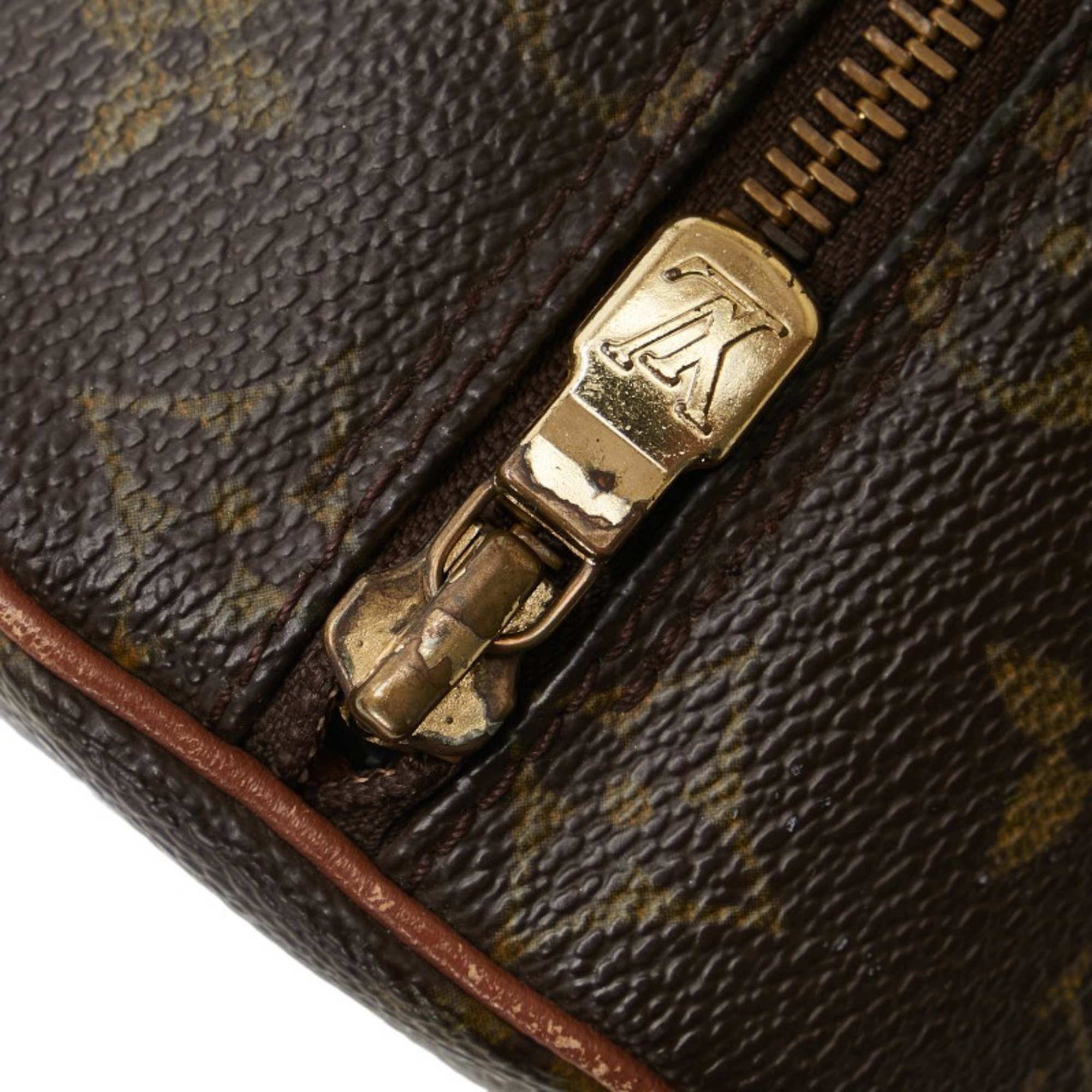 Louis Vuitton Monogram Papillon 26 (Old) Handbag M51366 Brown PVC Leather Women's LOUIS VUITTON