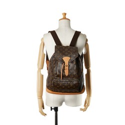 Louis Vuitton Monogram Montsouris GM Backpack M51135 Brown PVC Leather Women's LOUIS VUITTON