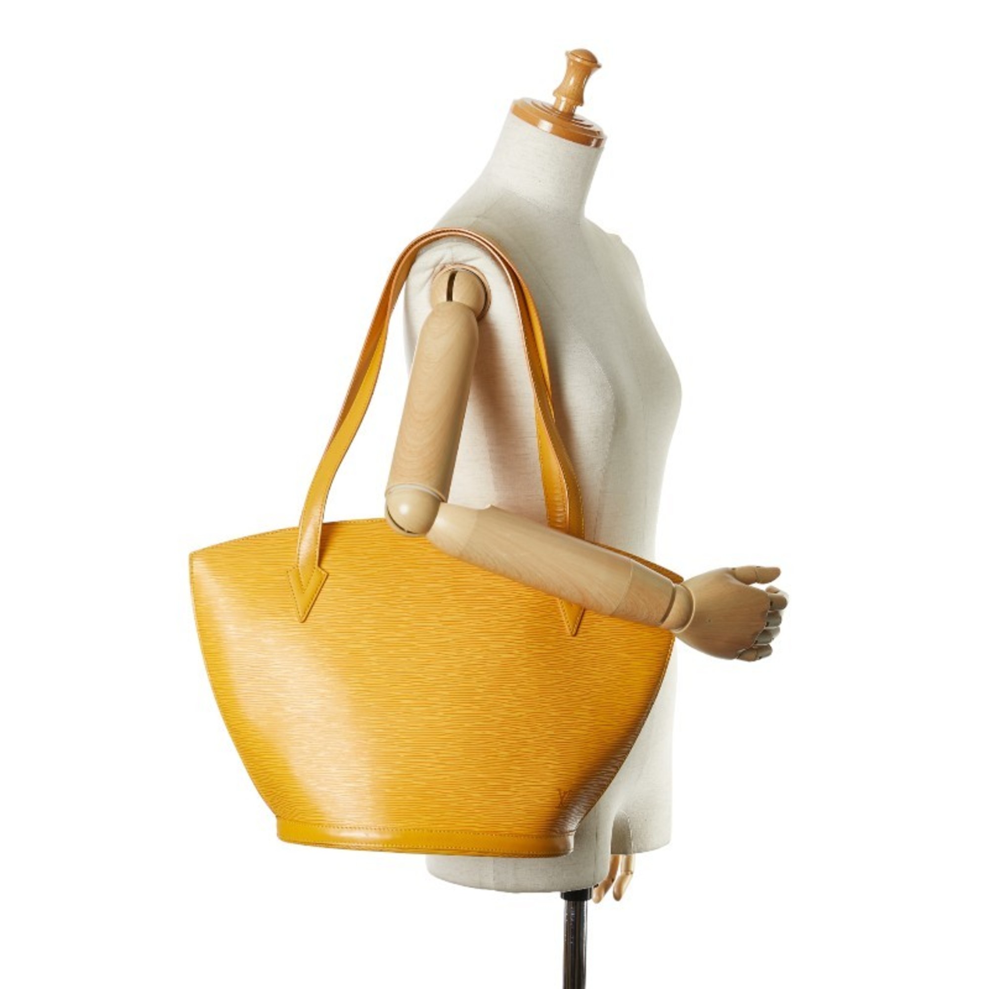 Louis Vuitton Epi Saint Jacques Tote Bag Handbag M52279 Tassili Yellow Leather Women's LOUIS VUITTON