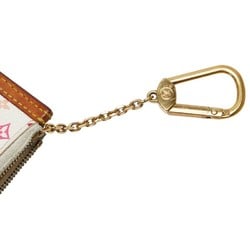 Louis Vuitton Monogram Pochette Cle Coin Case M92655 Blanc Multicolor PVC Leather Women's LOUIS VUITTON