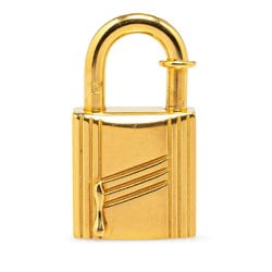 Hermes Padlock Charm Gold Plated Women's HERMES