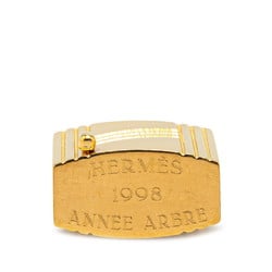 Hermes Padlock Charm Gold Plated Women's HERMES