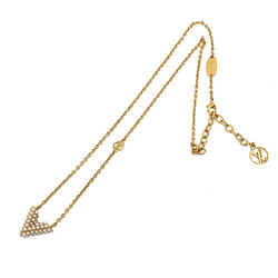 Louis Vuitton LOUIS VUITTON Collier Essential V Pearl M68358 Gold Color Motif Women's Necklace aq4965