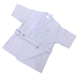 HERMES YUKATA BOUTIS 2 ANS 101407M-05 Baby gown 100% cotton BLEU CELESTE Hermes small aq10456