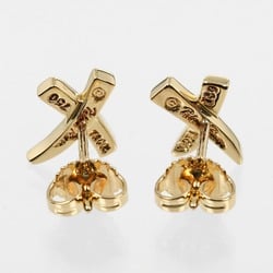 Tiffany TIFFANY&Co. Kiss Earrings K18YG Yellow Gold Approx. 2.47g