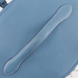 Hermes HERMES Intercity Handbag Vanity Shoulder Taurillon Clemence Blue Jean 1999 Light Blue/□C 2way Double Inter City Ladies