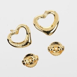 Tiffany TIFFANY&Co. Heart Earrings K18YG Yellow Gold Approx. 2.66g