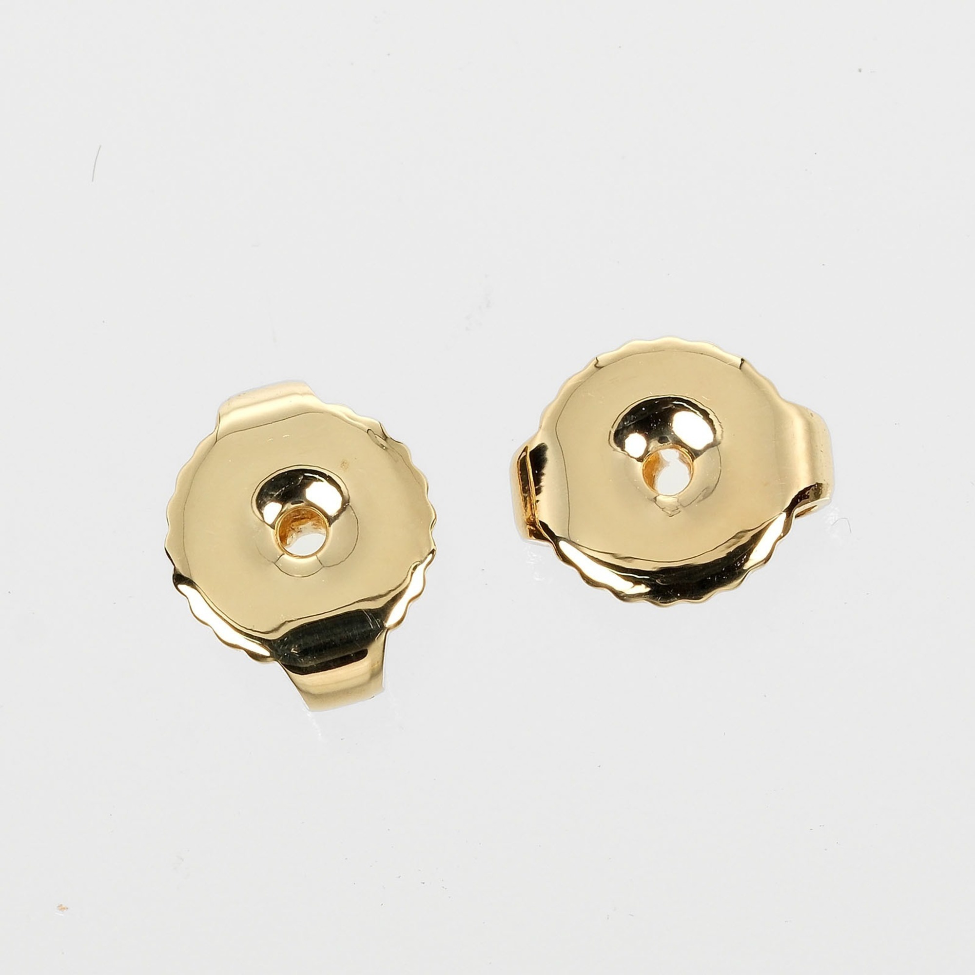 Tiffany TIFFANY&Co. Heart Earrings K18YG Yellow Gold Approx. 2.66g