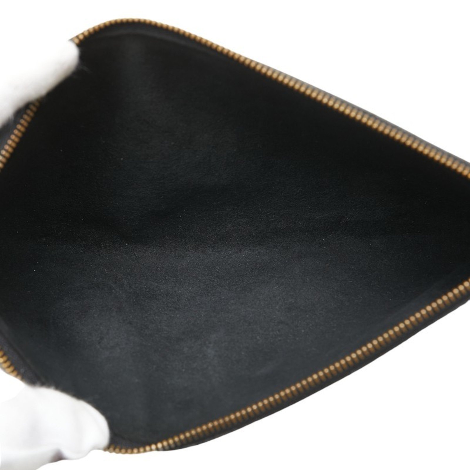 Louis Vuitton Epi Pochette Accessory Pouch Handbag M52942 Noir Black Leather Women's LOUIS VUITTON