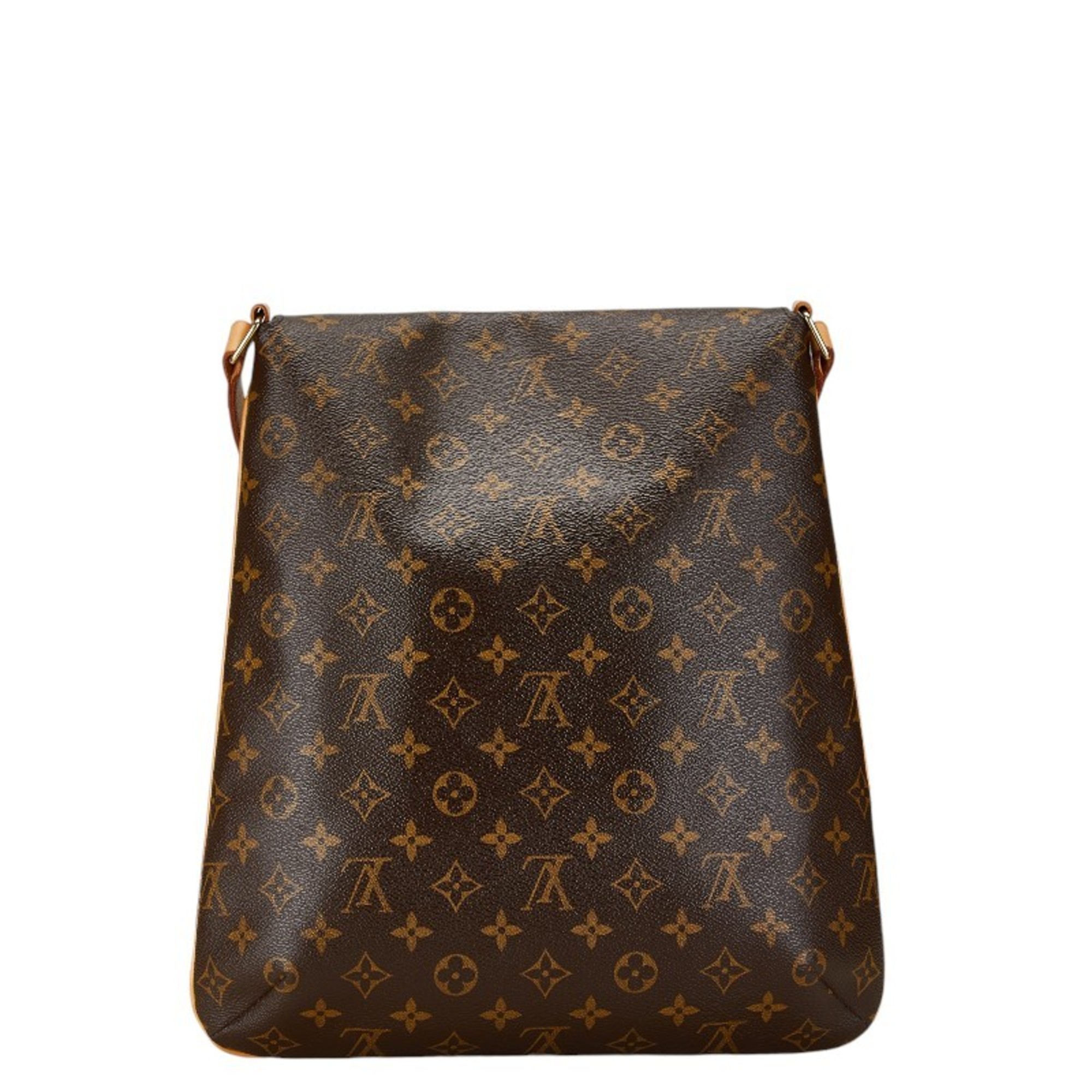 Louis Vuitton Monogram Musette Shoulder Bag M51256 Brown PVC Leather Women's LOUIS VUITTON