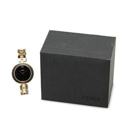 FENDI My Way Watch 35000M Quartz Black Dial Stainless Steel Women's