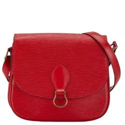 Louis Vuitton Epi Saint-Cloud GM Shoulder Bag M52197 Castilian Red Leather Women's LOUIS VUITTON