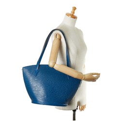 Louis Vuitton Epi Saint Jacques Tote Bag Shoulder M52265 Toledo Blue Leather Women's LOUIS VUITTON