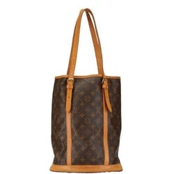 Louis Vuitton Monogram Bucket GM Tote Bag Shoulder M42236 Brown PVC Leather Women's LOUIS VUITTON