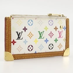 Louis Vuitton LOUIS VUITTON Pochette Cre Coin Case M92655 Monogram Multicolor Blanc 2003 White CA0043 Women's S180824929