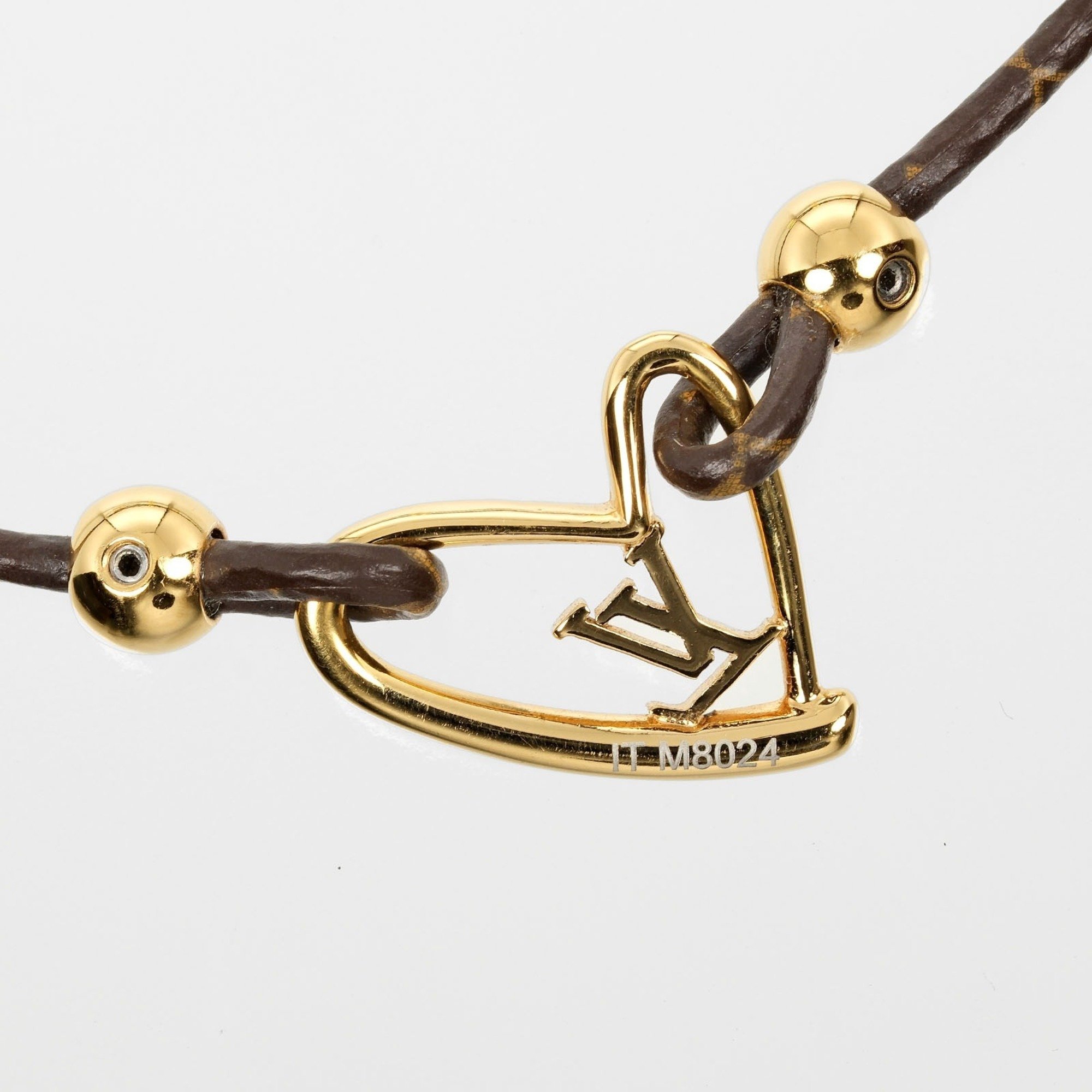 LOUIS VUITTON Fall in Love Bracelet M8024A Monogram Canvas S182024003