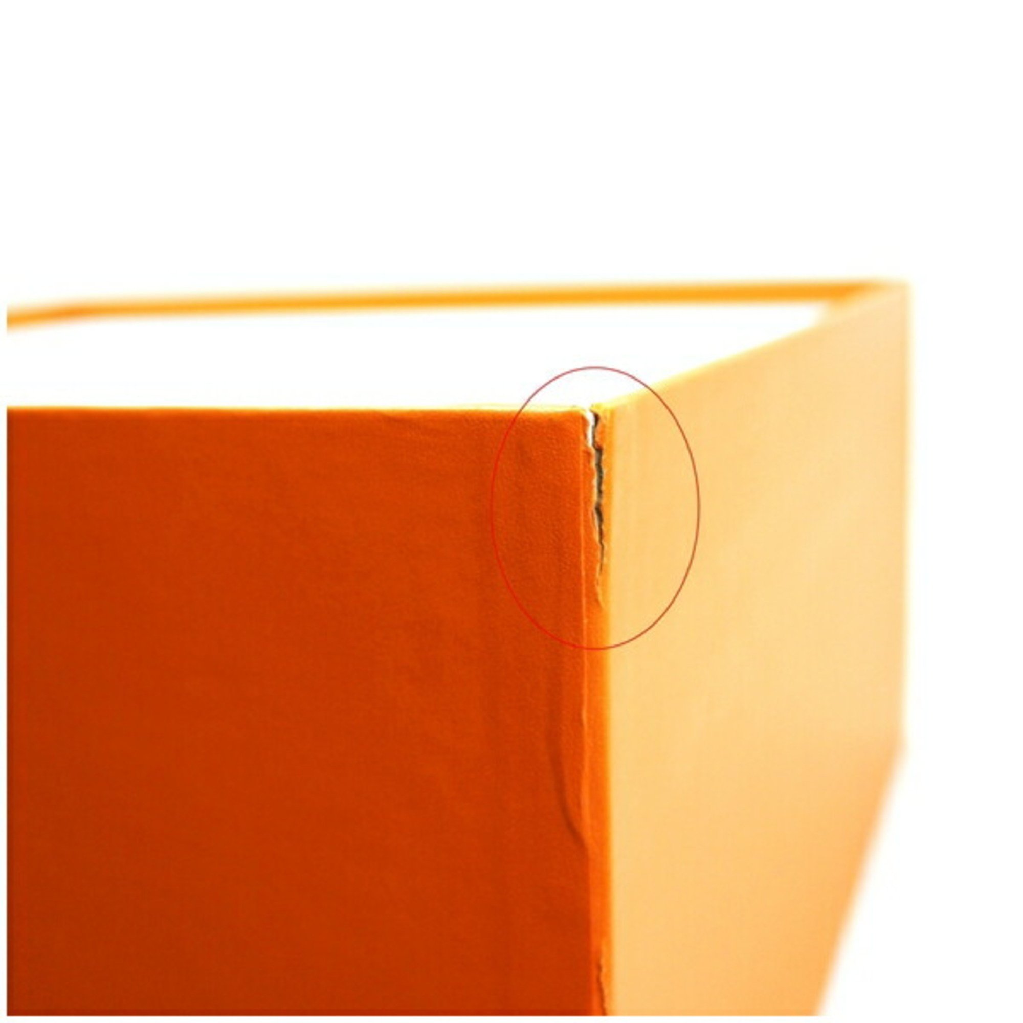 Hermes empty box, orange, 43 x 20 cm, HERMES women's and men's product storage box