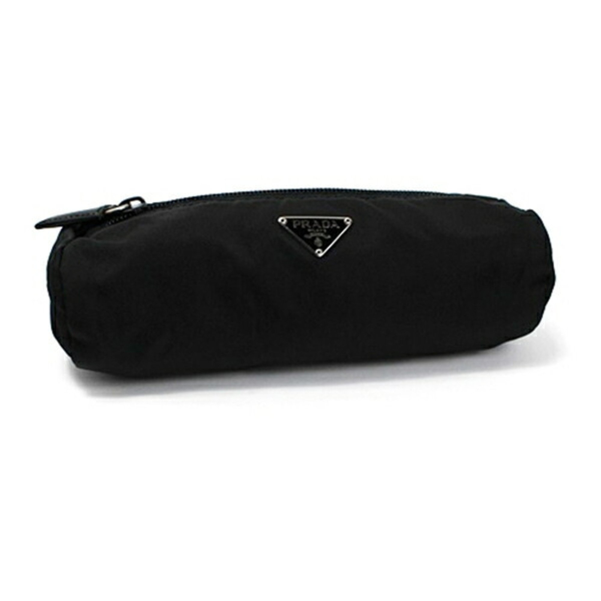 Prada Nylon Black Triangle Plate PRADA Women's