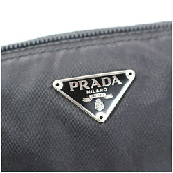 Prada Nylon Black Triangle Plate PRADA Women's