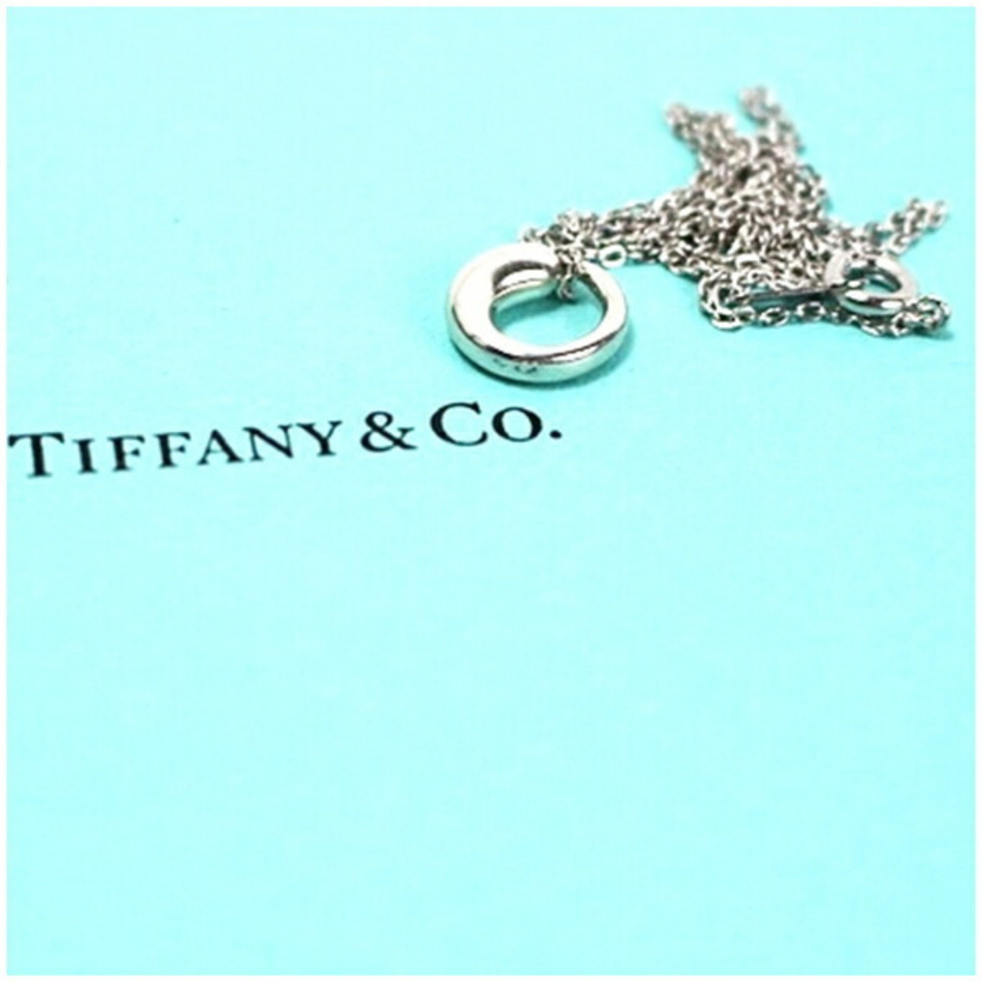 Tiffany Necklace Eternal Circle Pendant Silver 925 TIFFANY & Co. Women's