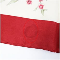 Gucci scarf muffler red x white peacock pattern GUCCI women's