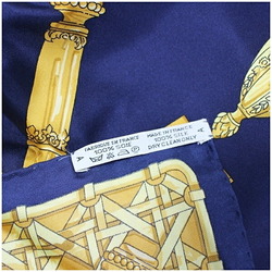 Hermes Silk Scarf Muffler Carre 90 FEUX DE ROUTE "Carriage Lantern" HERMES Women's