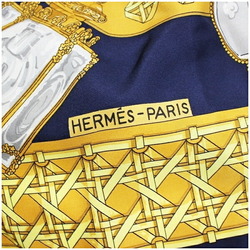 Hermes Silk Scarf Muffler Carre 90 FEUX DE ROUTE "Carriage Lantern" HERMES Women's