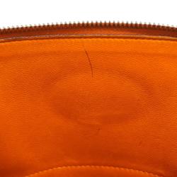 Hermes handbag Bolide 31 □I stamp Taurillon Clemence orange ladies