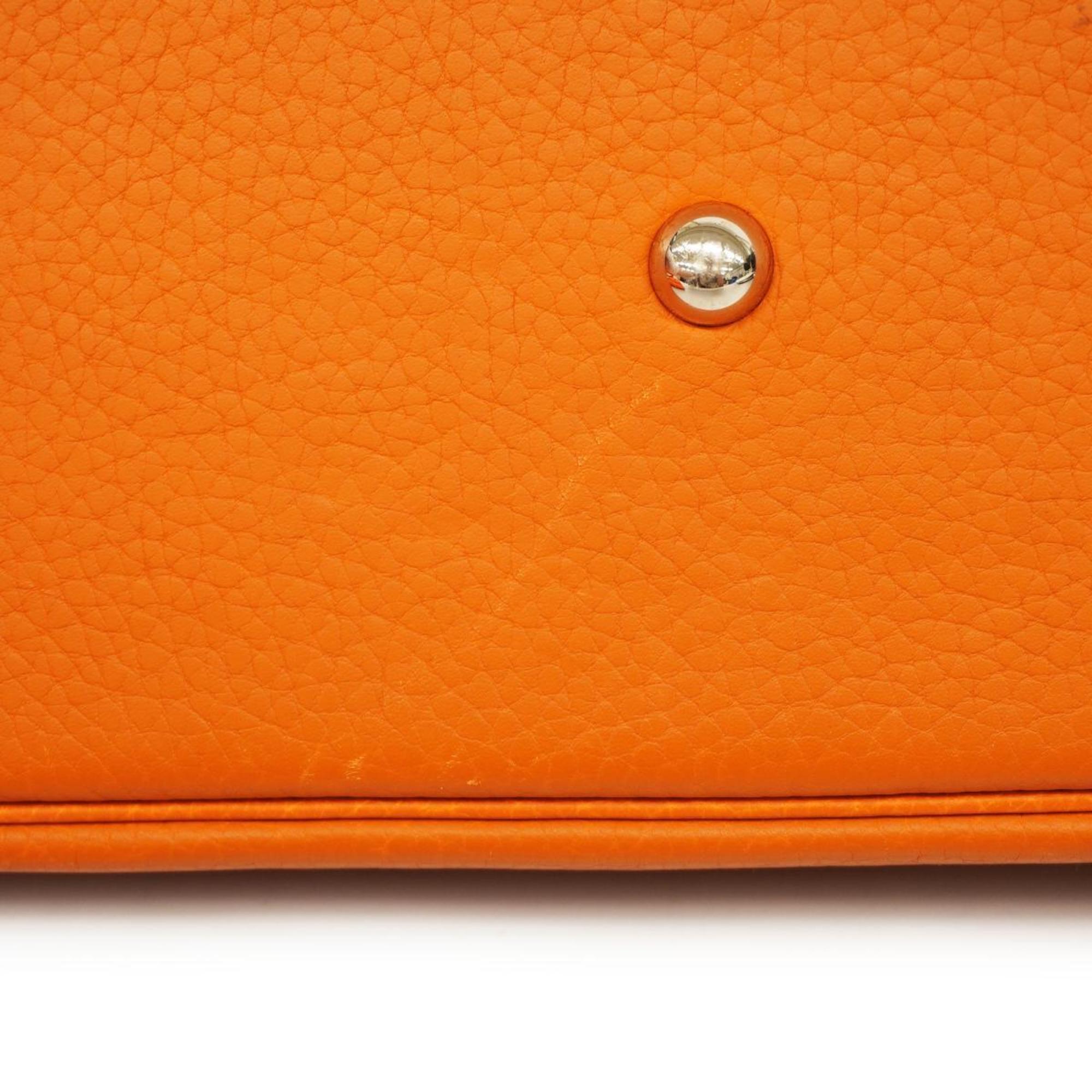 Hermes handbag Bolide 31 □I stamp Taurillon Clemence orange ladies