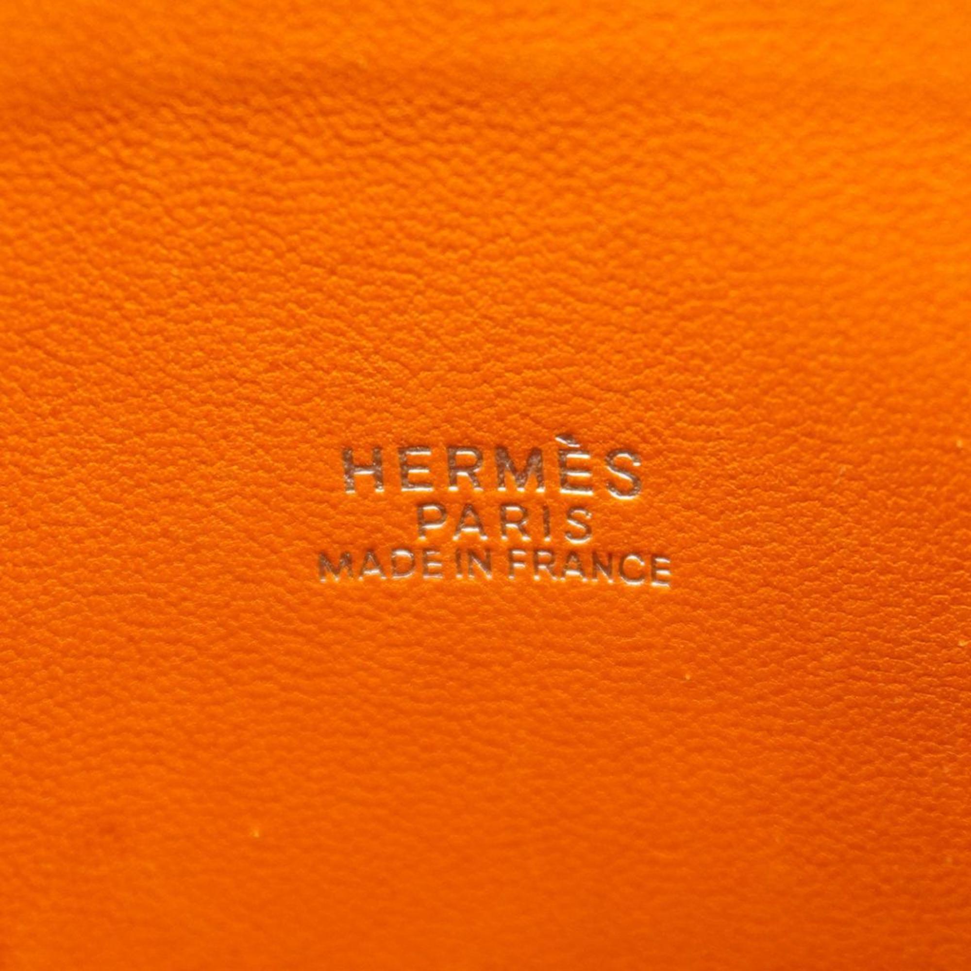 Hermes handbag Bolide 31 □I stamp Taurillon Clemence orange ladies