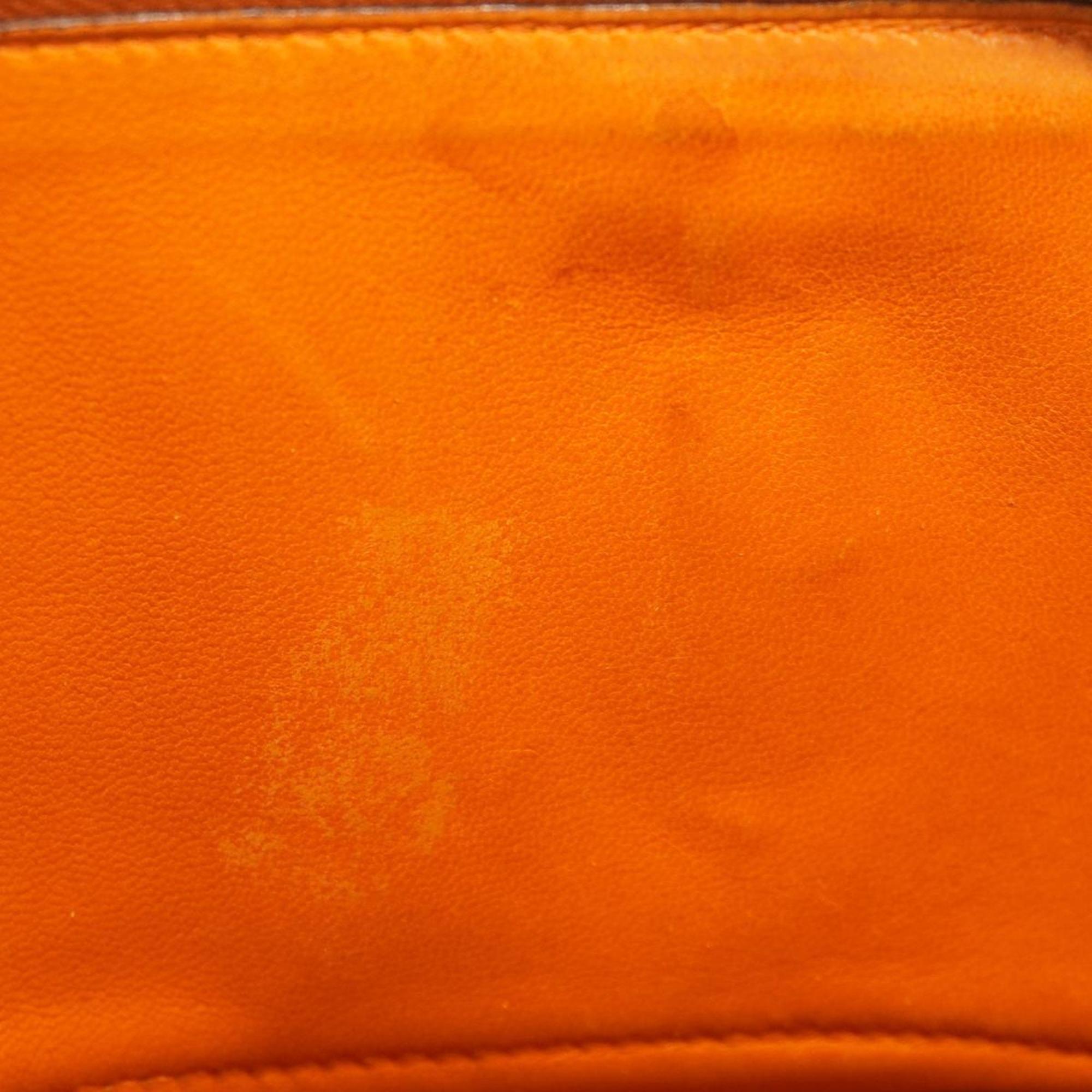 Hermes handbag Bolide 31 □I stamp Taurillon Clemence orange ladies