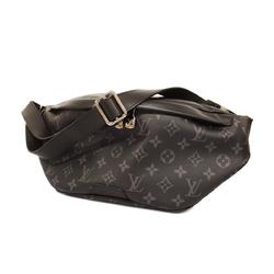 Louis Vuitton Body Bag Monogram Eclipse Discovery Bum PM M46035 Black Men's