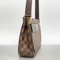 Louis Vuitton Shoulder Bag Damier Aubergine N51129 Ebene Ladies