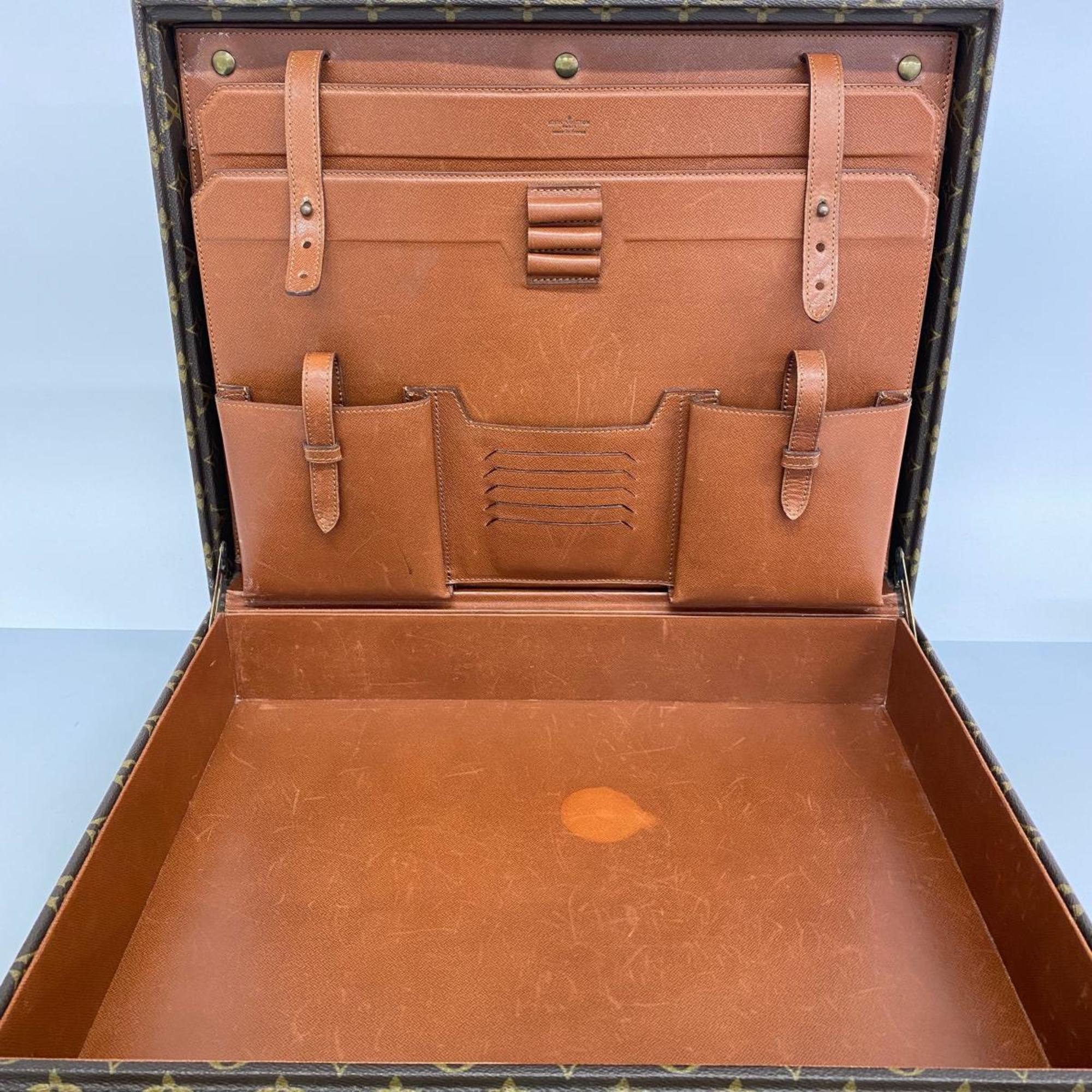 Louis Vuitton Attache Case Monogram President Classol M53012 Brown Men's Women's