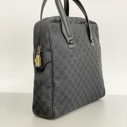 Gucci Tote Bag GG Canvas 90677 Black Women's