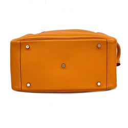 Hermes handbag Lindy 34 □K stamp Taurillon Clemence orange ladies