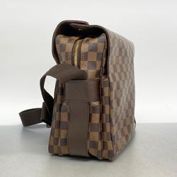 Louis Vuitton Shoulder Bag Damier Naviglio N45255 Ebene Ladies