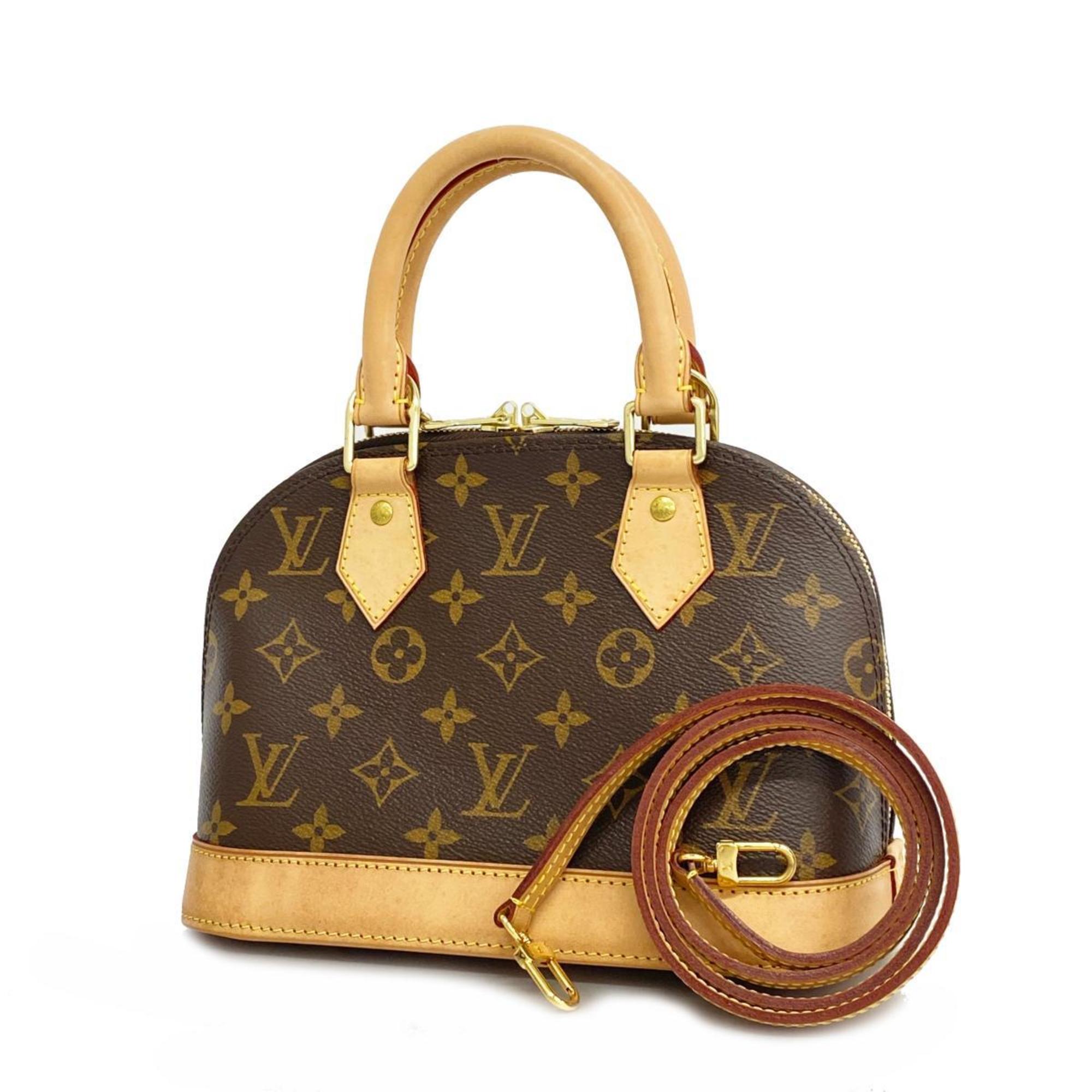 Louis Vuitton Handbag Monogram Alma BB M46990 Brown Ladies