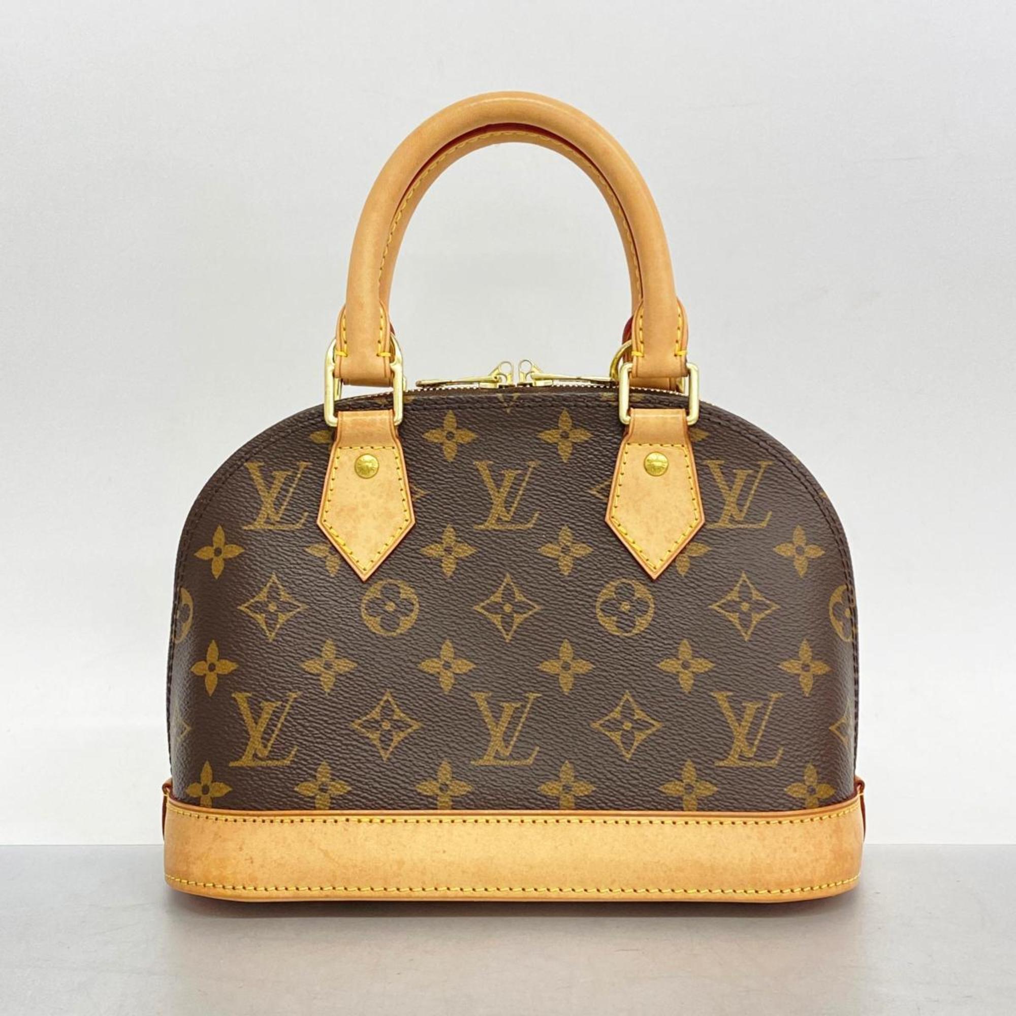 Louis Vuitton Handbag Monogram Alma BB M46990 Brown Ladies