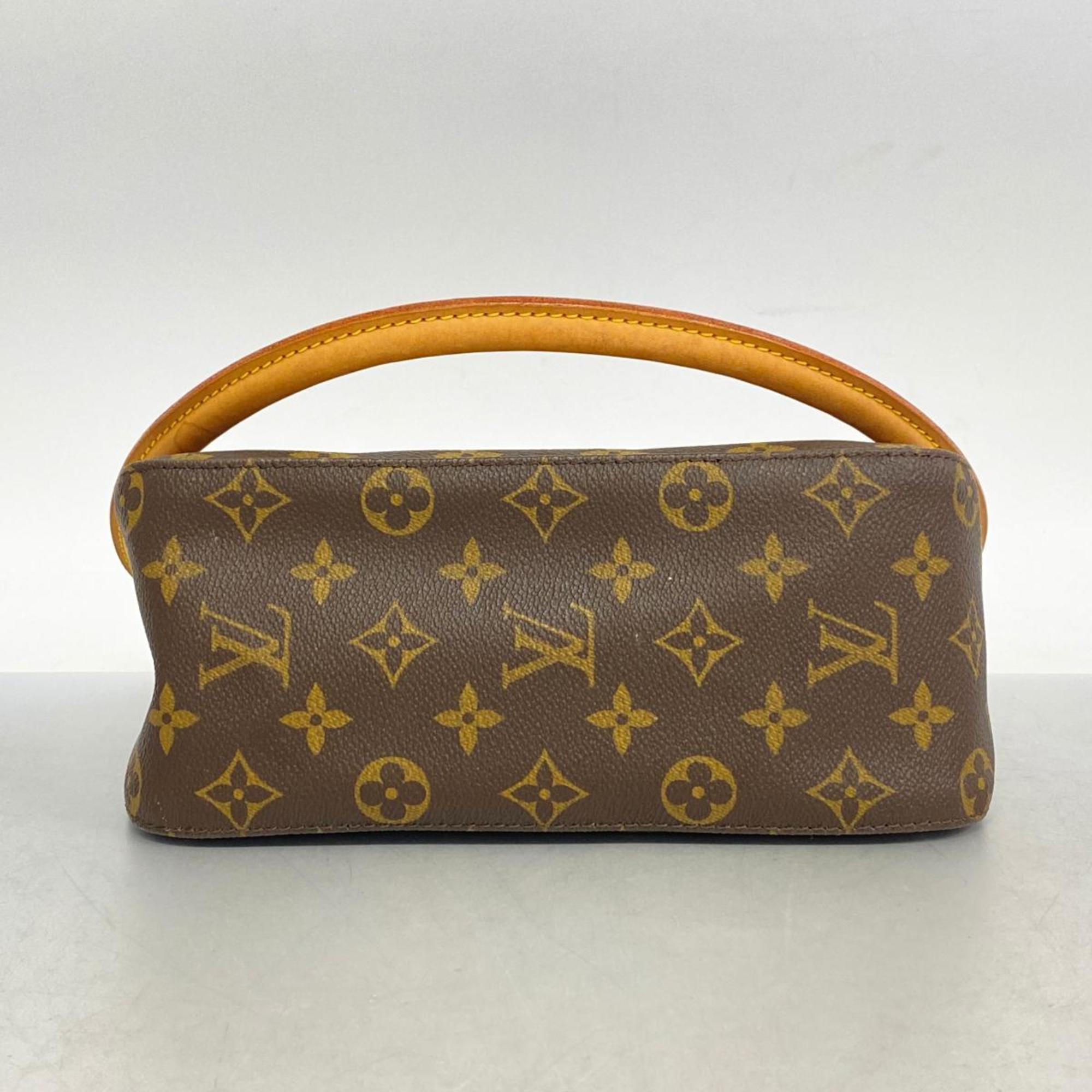 Louis Vuitton Shoulder Bag Monogram Looping MM M51146 Brown Women's