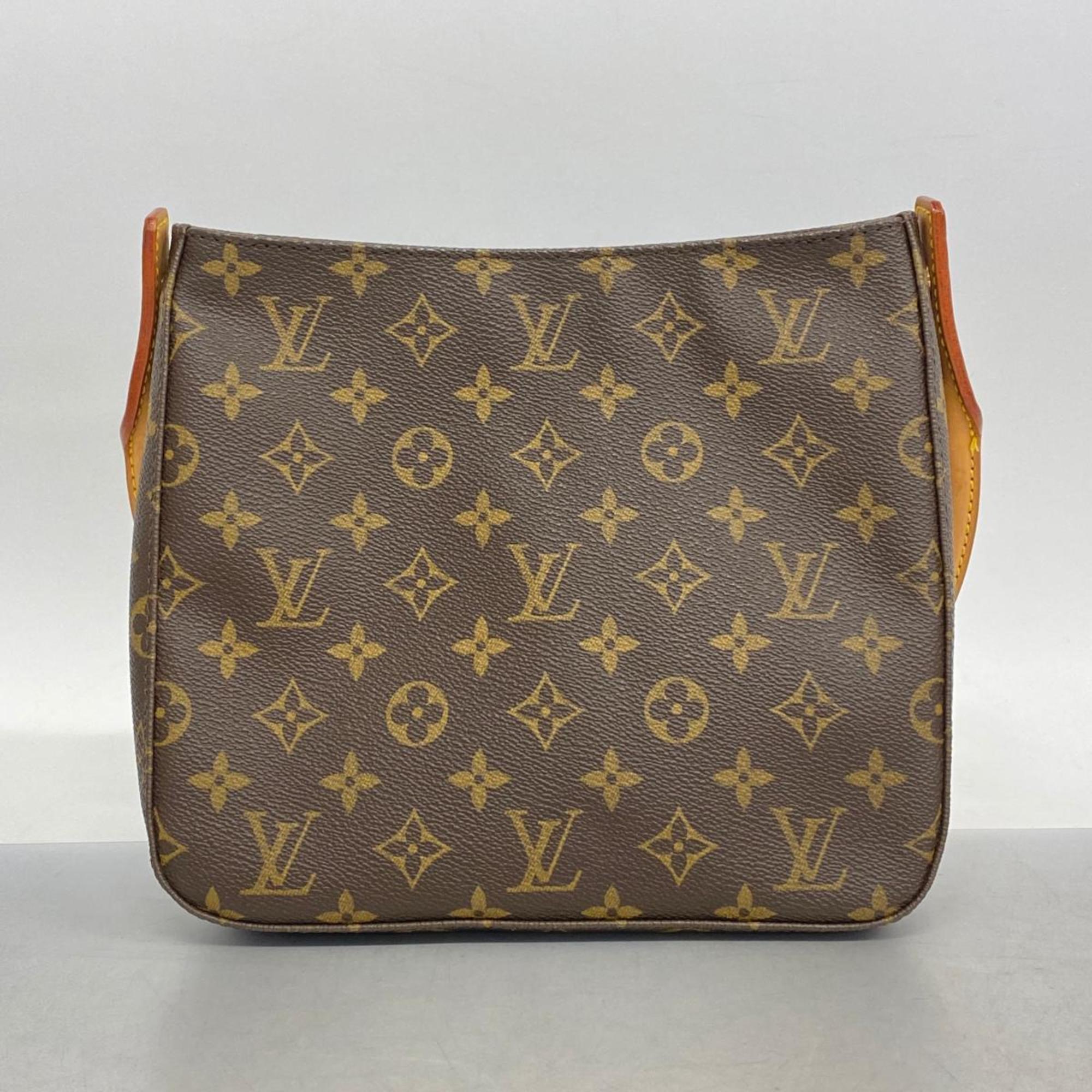 Louis Vuitton Shoulder Bag Monogram Looping MM M51146 Brown Women's