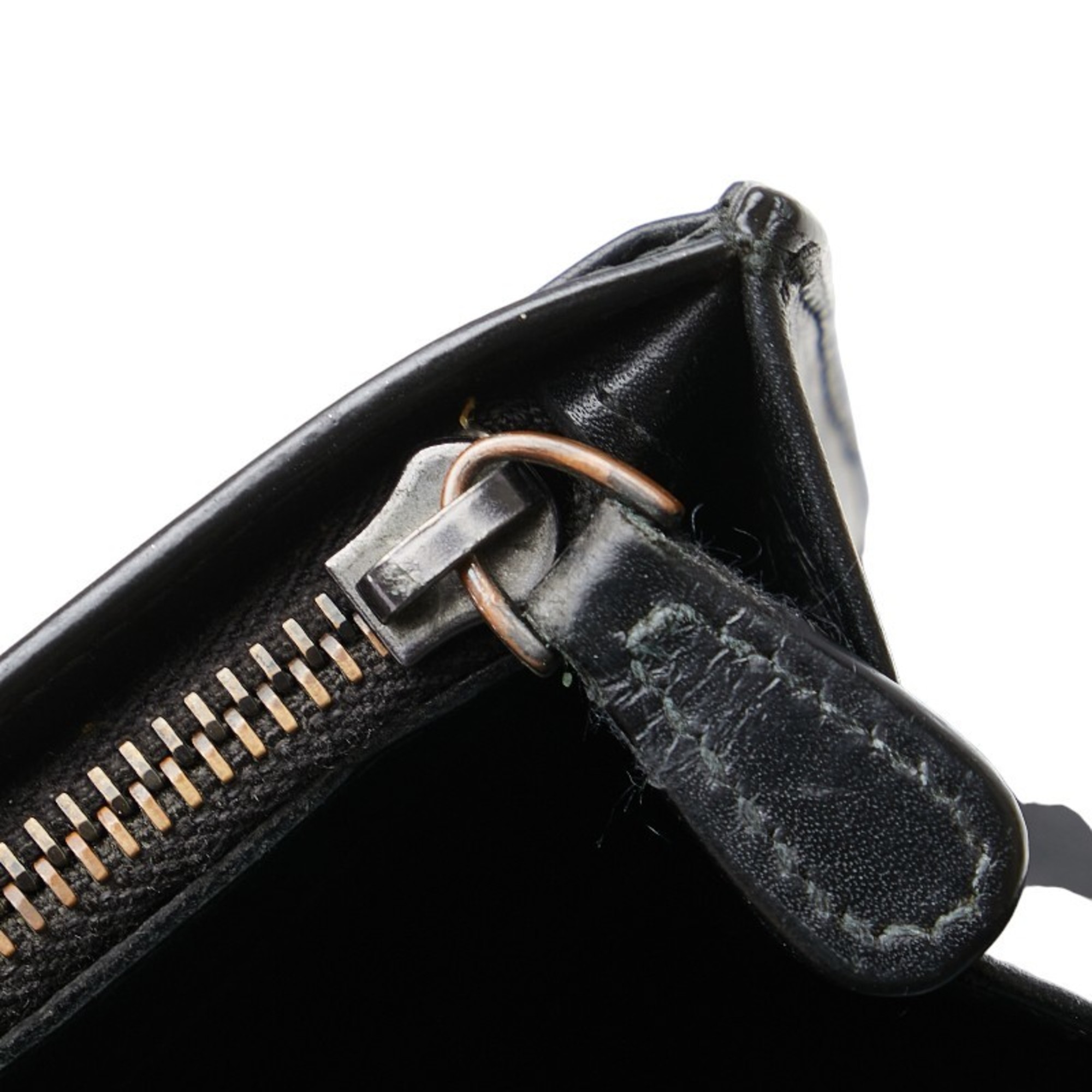 Bottega Veneta Intrecciato Long Wallet Black Leather Women's BOTTEGAVENETA